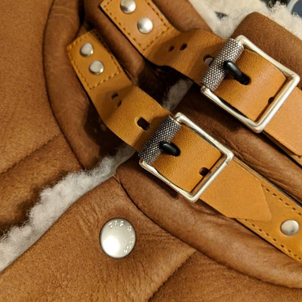 Rag & Bone Natalie Shearling Jacket M - Picture 3 of 8